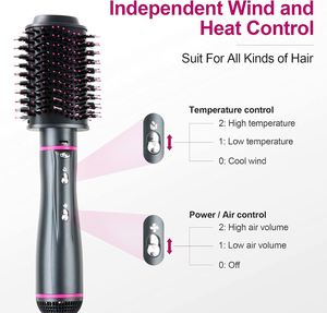 Cepillo Secador de Pelo 6 en 1, Caja de Regalo, Estilizador Eléctrico Multifunción, Peine de Aire Caliente Compacto y Portátil - Product Image 2