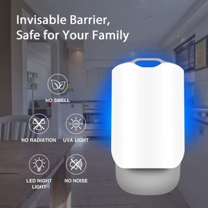 Sticky Glue Mosquito Killer Lamp UVA Light Insect Trap with LED Night Light Odorless Radiation-Free <strong>Bug</strong> <strong>Catcher</strong> for Indoor Use - Product Image 3