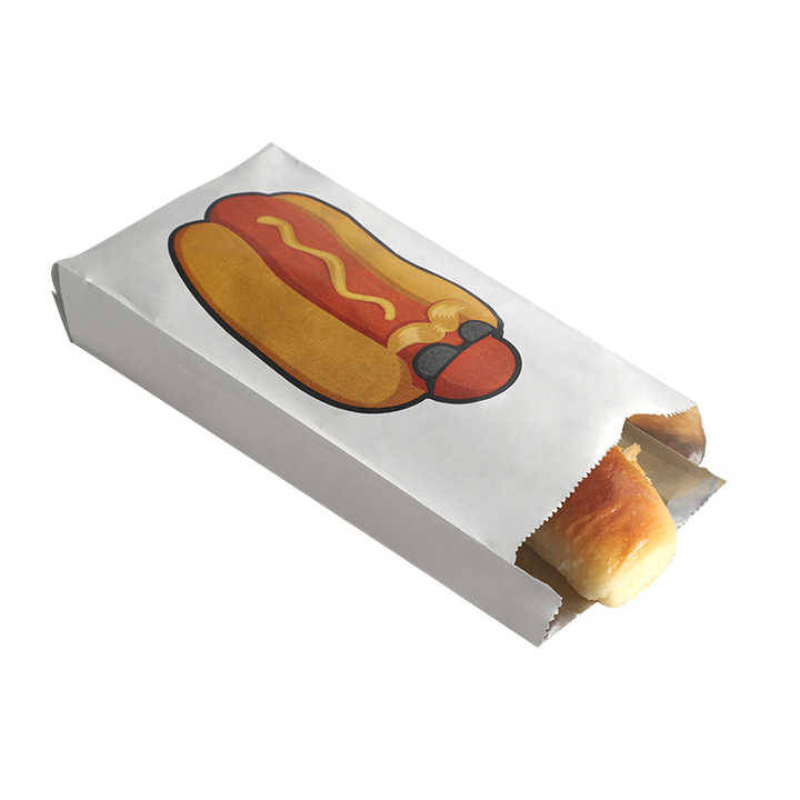 BBQ Kebab Hot Dog Aluinu Foil Lined Paper Bag Fast Food Bags - Roast Chicken Foil Bag And Sandwich Aluiniu Foil Bag Price - View #7