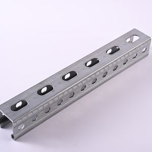 Alta calidad a través de canal C perforado Zinc Aluminio Magnesio Strut Soporte Canal Acero - Product Image 2