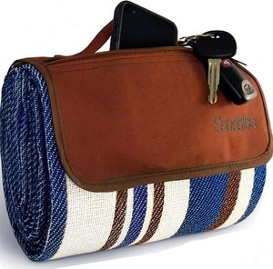 Couverture de pique-nique d'extérieur grande, imperméable, pliable, double couche, sans sable, pour la plage et le <span class=keywords><strong>camping</strong></span> sur l'herbe - Product Image 1