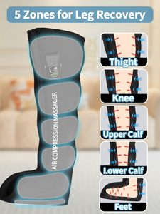Eveekon 2026 Professional Recovery Massager <strong>Boots</strong> for Athletes Muscle Recovery with <strong>Heated</strong> Compression Leg Massager <strong>Boots</strong> - Product Image 5