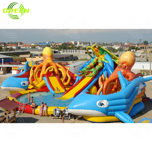 Toboganes <span class=keywords><strong>de</strong></span> agua inflables verdes, venta al por mayor, pulpo, <span class=keywords><strong>castillo</strong></span> inflable comercial, piezas <span class=keywords><strong>de</strong></span> agua, toboganes <span class=keywords><strong>de</strong></span> agua grandes a la venta, <span class=keywords><strong>San</strong></span> Antonio - Product Image 1