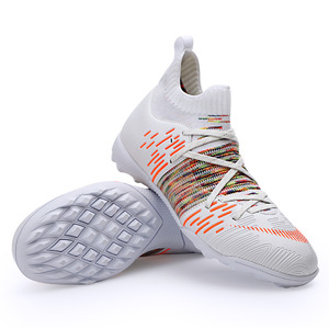 Nouvelles chaussures de football montantes pour hommes, adultes, <span class=keywords><strong>enfants</strong></span> et étudiants, respirantes, en maille, antidérapantes - Product Image 5