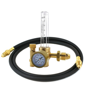Manomètre de débit d'argon et de CO2 pour soudage TIG MIG, avec tuyau de régulation - Product Image 1