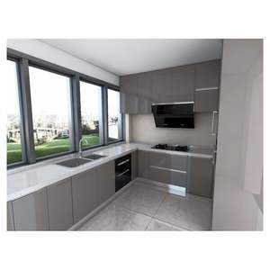 מחיר המפעל יוקרה עיצוב באיכות גבוהה לכה לסיים את ארון מטבח - Product Image 6