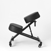 Silla de Rodillas con Altura Ajustable, Ergonómica, Correctora de Postura, Taburete de Rodillas para Soporte Lumbar