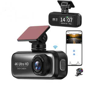 Mới Tầm Nhìn Ban Đêm Và G-Cảm Biến 4K + 1080P Hỗ Trợ Wifi Car DVR Ứng Dụng Tương Thích Đôi Máy Ảnh Video Recorder Ống Kính Kép Dash Cam - Product Image 1
