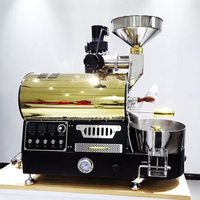 Machine à torréfier le café commerciale, torréfacteur de café électrique de 2 kg, cyclone à balle de café, brûleur en fonte