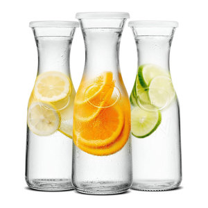 โถแก้วพร้อมฝาปิดโถสําหรับบาร์มิโมซ่าความจุ <span class=keywords><strong>35</strong></span> ออนซ์ตกแต่งบรัชโถน้ําข้างเตียงภาชนะน้ําส้ม - Product Image 2