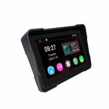 Nouveau système CarPlay et Android Auto pour <span class=keywords><strong>moto</strong></span> avec écran étanche IP67 de 5 pouces, prise en charge sans fil pour carte <span class=keywords><strong>Micro</strong></span> SD 5.0 jusqu'à 64 Go - Product Image 2