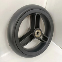 Roues en mousse EVA de 5,5 pouces, roues en plastique avec dureté 60-65A et capacité de charge de 25-30 kg pour poussette bébé