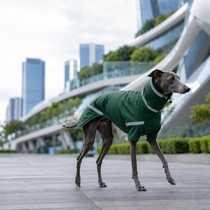 Veste imperméable pour chien de type sport techwear, avec poche zippée fonctionnelle, pour lévrier, chien de chasse, vêtements pour animaux de compagnie, vêtements pour chien - Product Image 4