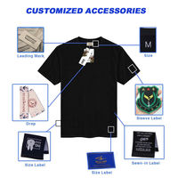 Camiseta de Hombre Personalizada de Alta Calidad, 100% Algodón, Diseño Gráfico Oversize, Color Sólido e Impresión de Logotipo Personalizado