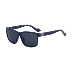 Lunettes de soleil polarisées Lafuma à monture carrée pour hommes, verres TAC anti-reflets UV400, monture en plastique et métal, noires, pour la conduite en extérieur - Product Image 5