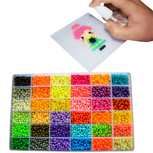 Vente en gros de perles magiques éducatives bricolage en plastique pour enfants Puzzle <span class=keywords><strong>3d</strong></span> pour enfants perles en vrac perles en tissu - Product Image 3