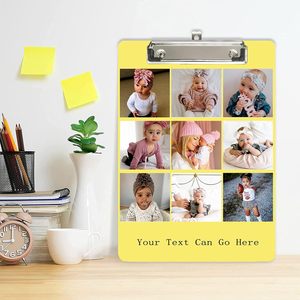 Porte-documents A4 personnalisés en plastique avec <span class=keywords><strong>collage</strong></span> de photos sur mesure – N'importe quelle image/<span class=keywords><strong>texte</strong></span>/logo – Idéal pour étudiants, femmes, hommes, enfants – Profil bas - Product Image 5