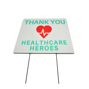 NR Eco-Friendly Corrugated <b>Plastic</b> Letter Yard Sign Board PP Real Estate Feature Custom Cutting Processing Service - Product Image 1