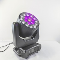 Luz de Escenario LED Big Bee Eye 19x20w RGBW con Zoom de 4-50 Grados, Cabezal Móvil con Control DMX y Lente Giratoria para Espectáculos, DJ y Eventos