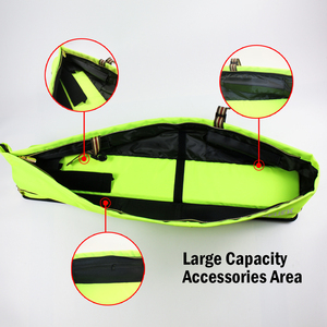 <b>Pool</b> Cue Case 3x4,<b>Pool</b> Stick Case 3 Sticks with <b>Accessory</b> Zipper Pockets,Cue Stick Case with Shoulder Strap Handle,Billiard <b>Pool</b> - Product Image 6