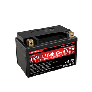 Batterie au lithium rechargeable AMPXELL 12V 5Ah 64Wh CA350A pour moto, remplacement pour YTX7A-BS/YT7B-BS/YTX9-BS/YTZ10S - Product Image 2
