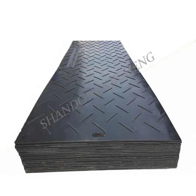 แผ่นดาดฟ้าสําหรับงานหนัก HDPE / ฝาครอบพื้น HDPE Dura Mat