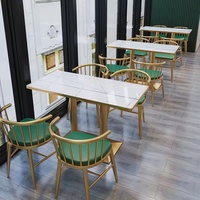 Meubles de restaurant pas chers, très demandés, mobilier de salle à manger de luxe léger, table et chaise de café, banquette de restaurant de desserts