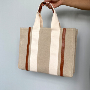 Bolso Tote de lona de diseñador de moda al por mayor bolsos de señora bolso de cáñamo <span class=keywords><strong>Nepa</strong></span> - Product Image 3