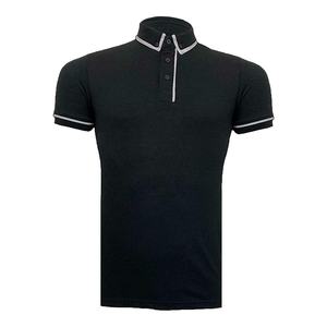 เสื้อโปโลผู้ชายแขนสั้นเข้ารูปเสื้อกอล์ฟผ้าคอตตอน100% ออกแบบได้ตามต้องการสำหรับ2025 - Product Image 5