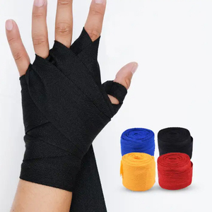 Bandage de <span class=keywords><strong>Boxe</strong></span> Professionnel d'Entraînement, Protection Élastique Anti-Transpiration pour les Mains, Sangles de <span class=keywords><strong>Boxe</strong></span> Sport et Fitness, Largeur 5cm, Longueur 2.5m - Product Image 1