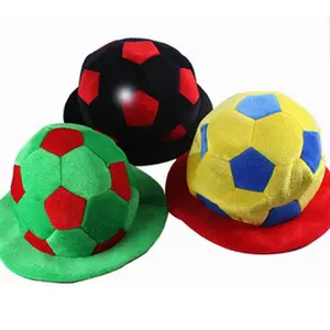 批发新设计足球造型帽子节日庆典泡沫派对帽子