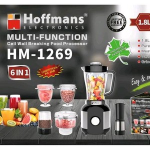 Hoffmans 6-in-1 Multifunktions-Küchenmaschine 1200W Hochleistungs-Mixer Fleischzerkleinerer Set für den Afrikanischen Markt - Product Image 3