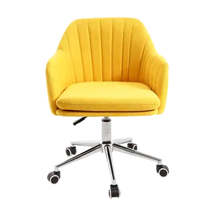 home office accent chairs furniture living room modern swivel living room seating chair velvet living room chairs with wheel