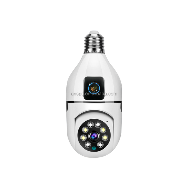 1080P Dual Lens Wireless Camera Full Color CCTV Security Wifi Camera 2MP Wifi Bulb Camera