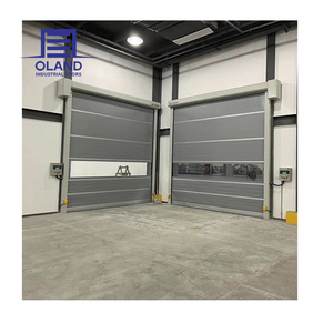 Cửa tốc độ cao bên ngoài tự động cao cấp PVC tốc độ cao cuộn lên cửa | cảm biến hồng ngoại an toàn + Thiết kế chống gió vượt trội - Product Image 1