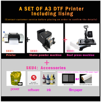 Imprimante à chaussures numérique A3 DTF à vente chaude avec une qualité élevée