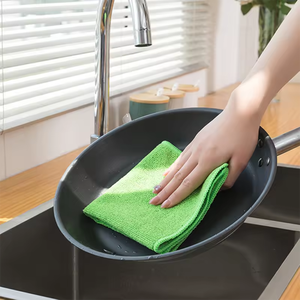 Logotipo de impresión personalizado Toalla de lavado de coches cocina microfibra ventana gafas paño de limpieza <span class=keywords><strong>trapo</strong></span> microfibra paño de limpieza toalla - Product Image 1