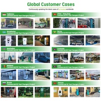 EVTAURUS Nueva Estación de Carga Rápida para Vehículos Eléctricos de 60-240KW CC con OCPP 1.6/2.0, Certificación CE, Cable de 5m, Montaje en Suelo para Autos Eléctricos