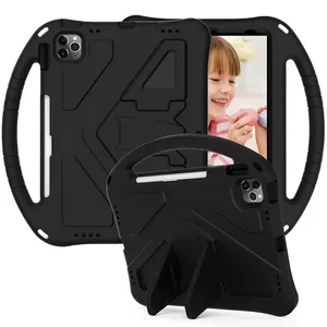 新款设计防震保护套，带儿童手柄支架，适用于Ipad pro 11英寸