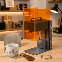 Máquina de Marcado con Doble Fuente de Láser para Diversos Materiales, Personalizable para Madera, Metal, Acero Inoxidable, Latón y Aficiones Personales
