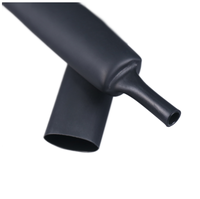 Tube thermorétractable à double paroi en polyoléfine, gaine ignifuge VW1 avec revêtement adhésif pour la protection des composants électroniques et des câbles