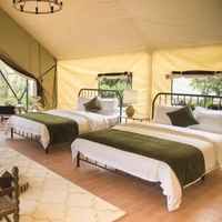 Tente de luxe imperméable forte de Safarr de la structure 5m par 7m pour la Chambre d'hôtel