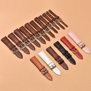 천연 가죽 시계 스트랩 12mm 14mm 16mm 18mm 20mm 22mm 24mm 남성용 가죽 팔찌 벌크 스마트워치 밴드 - Product Image 3