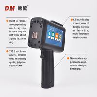 Imprimante jet d'encre portable M10 pour date de production, code bidimensionnel, logo, sacs d'emballage, bouteilles en plastique