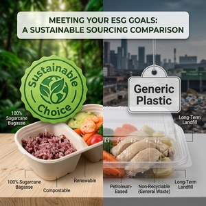 Boîte alimentaire écologique en bagasse, couvercle de boîte à lunch jetable en pulpe de canne à sucre, résistante à l'huile, empilable, type bento, pour sushis, compatible micro-ondes - Product Image 2