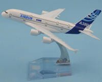 A380 Produits les plus vendus Avion de ligne en métal moulé sous pression pour adultes Modèle d'avion Air Bus