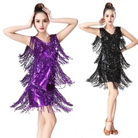 Bestdancecassel – robe de danse à paillettes pour femmes