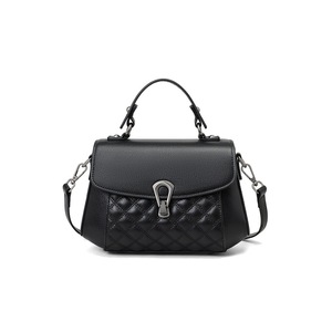 กระเป๋าถือหนังแท้ทรง Satchel สำหรับผู้หญิง ลายควิลท์เพชร  หูหิ้วเดี่ยว แฟชั่นกระเป๋าสะพายข้าง - Product Image 5