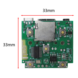 Para <span class=keywords><strong>Bluetooth</strong></span> 5,0, módulo de Audio para coche, decodificador de MP3 con Radio FM, soporte WAV, componente de estilo de tarjeta para vehículos - Product Image 6