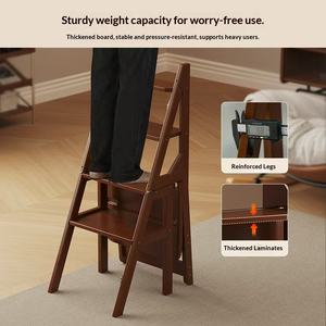 <span class=keywords><strong>เก้าอี้</strong></span><span class=keywords><strong>บันได</strong></span>พับได้อเนกประสงค์ Ruiyuan ดีไซน์ไม้ทันสมัย พกพาสะดวก ใช้ในบ้าน <span class=keywords><strong>บันได</strong></span>แบบก้างปลา - Product Image 5